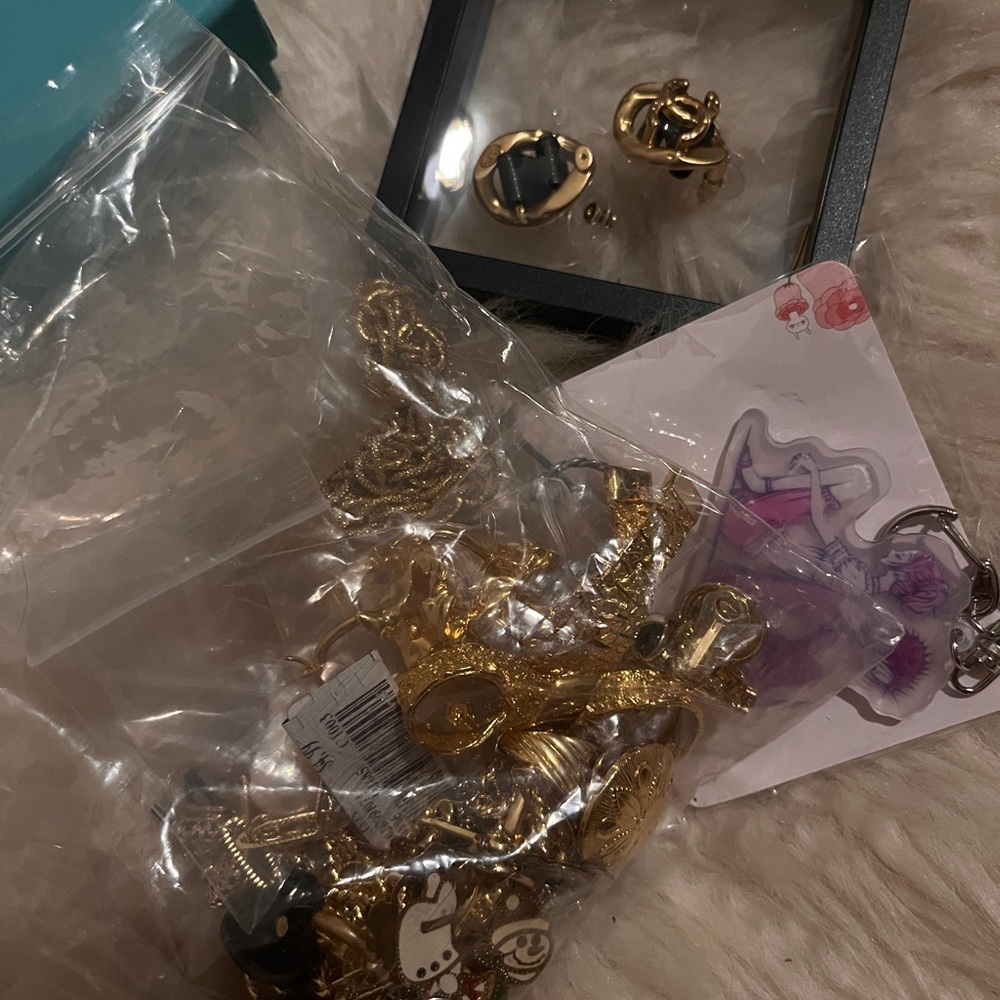 Mystery jewelry lots 14kgold plate, 925silver